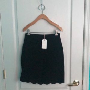 Skies Are Blue Berenice Scallop Hem Skirt